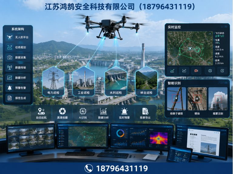 铜陵无人机巡检系统展示图
